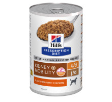Влажный корм Hill's Prescription Diet k/d Mobility для собак со  курицей, 360 г