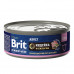 Брит Premium by Nature консервы с мясом индейки и семенами чиа д/кошек, 100 г