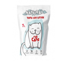 Наполнитель FOR CATS Tofu Natural комкующийся без запаха, 7л, шт