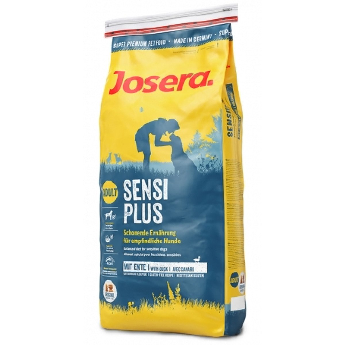 Сухой  корм для собак всех пород с чувствительным пищеварением Josera SensiPlus (Adult Sensitive 24/12), 15 кг