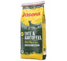 Сухой беззерновой корм для взрослых собак с чувствительным пищеварением Josera Ente & Kartoffel (Adult Medium/Maxi 24/14) (Утка и Картофель), 15 кг