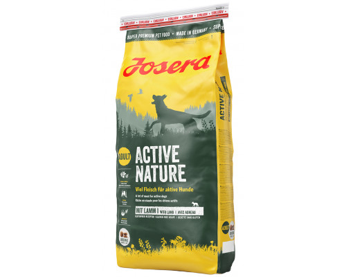 Сухой корм для собак всех пород с оптимизированным рецептом Josera Active Nature (Adult Medium/Maxi 28/16), 15 кг