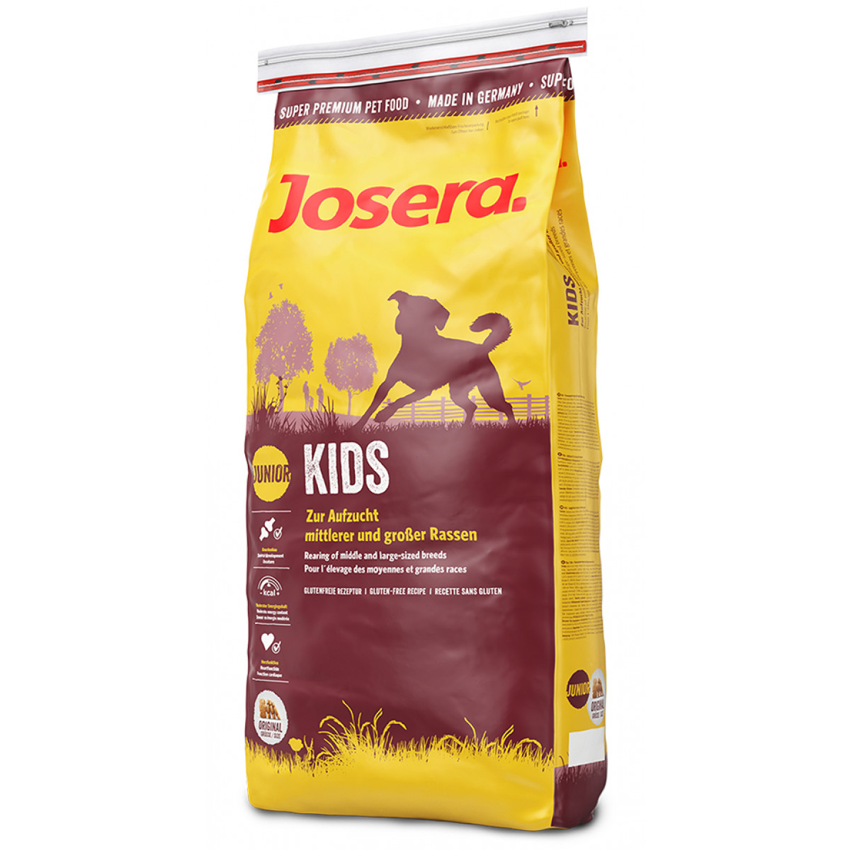 Сухой корм для щенков Josera Kids (Junior Medium/Maxi 25/12), 15 кг