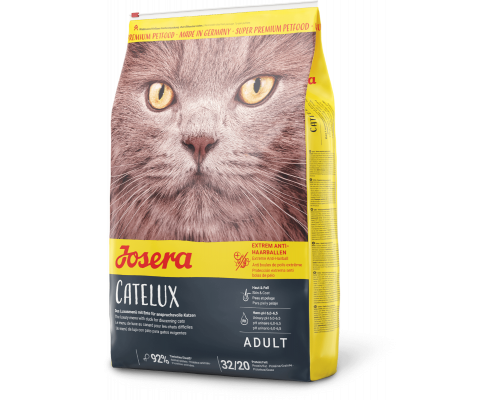 Сухой корм для привередливых кошек, склонных к образованию комков шерсти Catelux (Adult 32/20), 10 кг