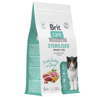 Сухой корм для профилактики МКБ у стерилизованных кошек с индейкой и уткой Cat Sterilised Urinary Care, 1,5 кг