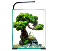 Aquael Аквариум Shrimp Set Smart D&N черный 20x20x25 см., куб, 10 л., шт