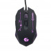 Мышь Gembird игровая USB 5 кнопок+колесо-кнопка 3200 DPI чёрный+подсветка кабель1,75м MG-510