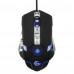 Мышь Gembird игровая USB 6 кнопок+колесо-кнопка 3200 DPI чёрный+подсветка кабель1,75м MG-530