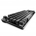 Клавиатура Gembird 104 клавиши кабель 1.75м подсветка 3 цвета металлический корпус, черный KB-G400L