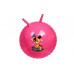 Детский массажный гимнастический мяч, розовый