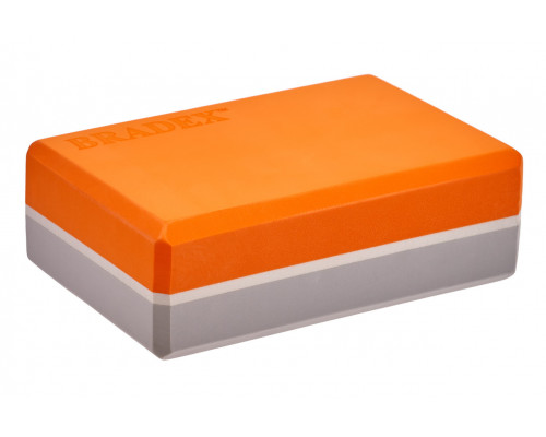 Блок для йоги Bradex SF 0731, оранжевый