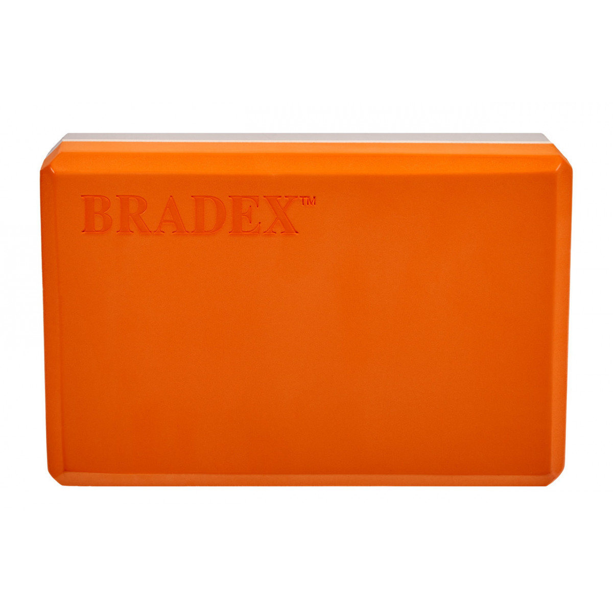 Блок для йоги Bradex SF 0731, оранжевый