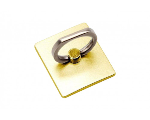 Кольцо-держатель и подставка для телефона и планшета, золотое