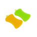 Набор 2 пр.губки для посуды, 12,5х7х1,6 см, «ЛУЧШЕ, ЧЕМ ГУБКА», силикон, зеленый, желтый