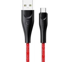 Кабель USB2.0 A - Type-C 3.0м USAMS U41 Braided красный SJ398USB02