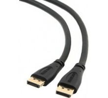 Кабель Cablexpert DisplayPort v1.1 1м черный экран пакет CC-DP-1M