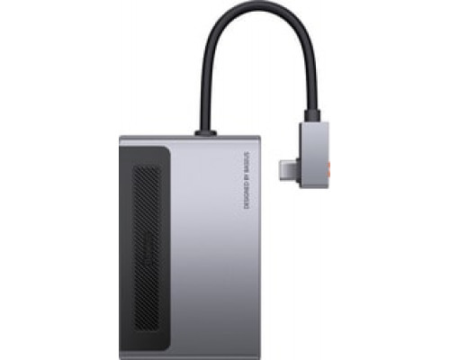 Концентратор Baseus Magic Multifunctional Type-C to USB 3.0+HDMI+microSD/SD+ jack 3.5 мм+TypeC PD се