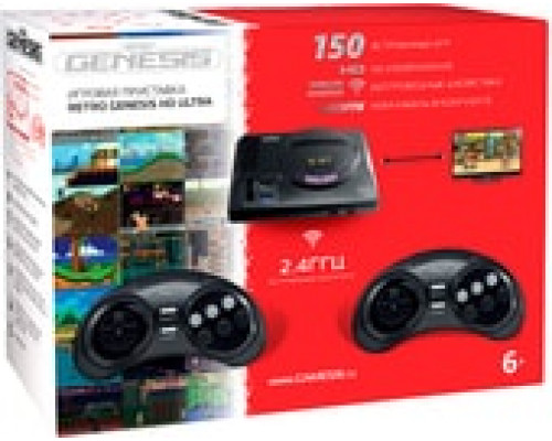 Игровая приставка Retro Genesis HD Ultra + 150 игр