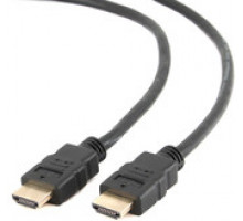 Кабель Cablexpert HDMI v2.0 0.5м экран позол.разъемы черный пакет CC-HDMI4-0.5M