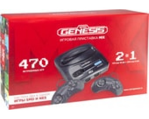 Игровая приставка Retro Genesis Mix (8+16Bit) + 470 игр