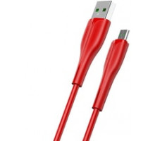 Кабель USB2.0 A-micro 1.0м USAMS U38 4A Fast красный SJ375USB03