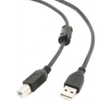 Кабель USB2.0 AM-BM 4.5м Cablexpert экран феррит.кольцо черный пакет CCF-USB2-AMBM-15