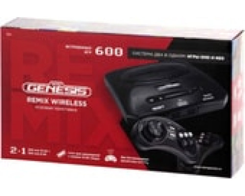 Игровая приставка Retro Genesis Remix Wireless (8+16Bit) + 600 игр