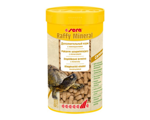 Sera Корм палочки для водных черепах "Raffy Mineral", 250 мл., 55 г., шт