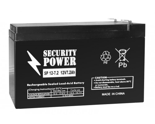 Security Power 12V-7.2Ah