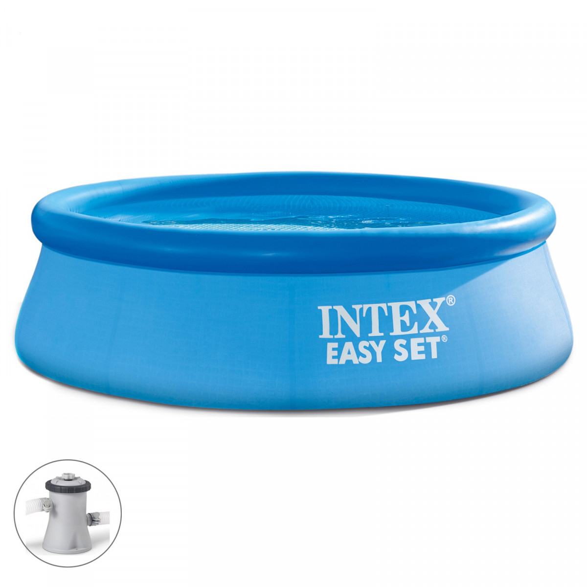 Бассейн надувной INTEX Easy Set с фильтр-насосом