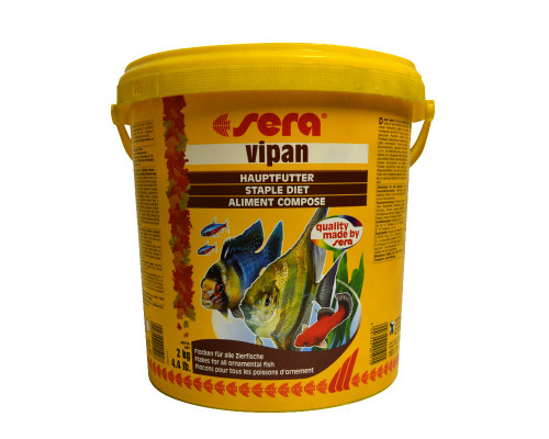 Sera Корм хлопья для всех рыб Nature "Vipan", 20 л., 4 кг., упак