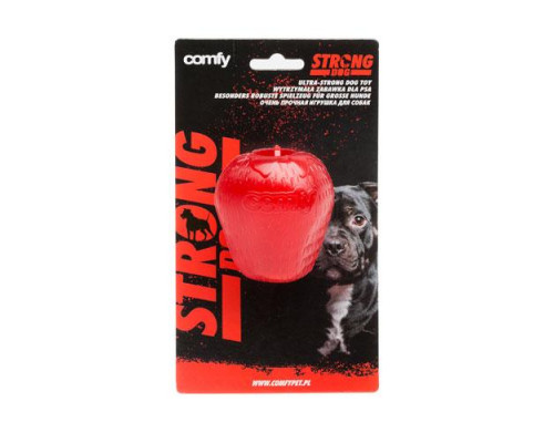 Игрушка д/с COMFY STRONG клубника из супер прочной резины д/лакомств красная 7,5*6,5 см, шт