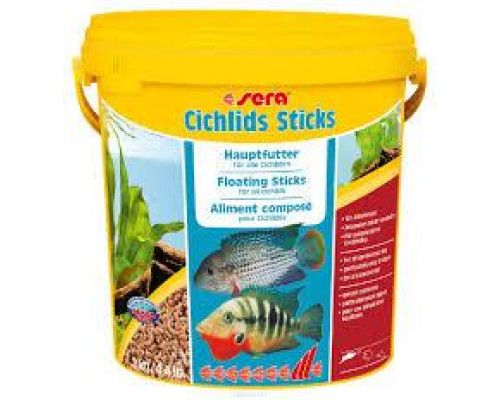 Sera Корм палочки для цихлид "Cichlids Sticks", ведро 10 л., 2 кг., упак