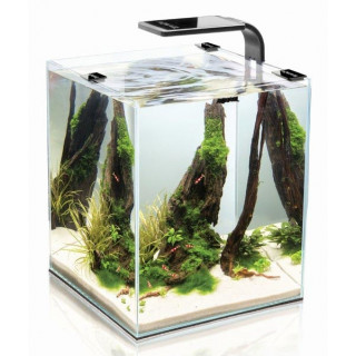 Aquael Аквариум Shrimp Set Smart 2 Day & Night черный 29x29x35 см., куб, 30 л., шт