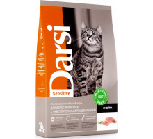 10 кг Дарси корм д/кошек, Sensitive Индейка (37193)