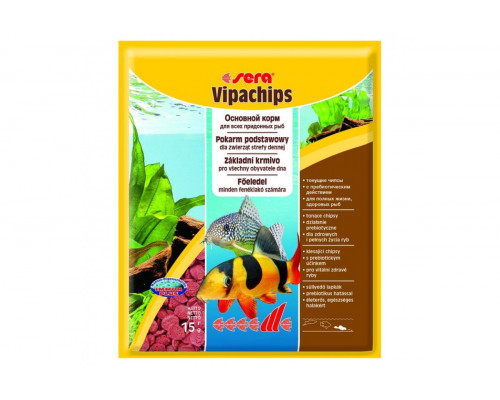 Sera Корм для рыб Vipachips, пакетик, 15 г., шт