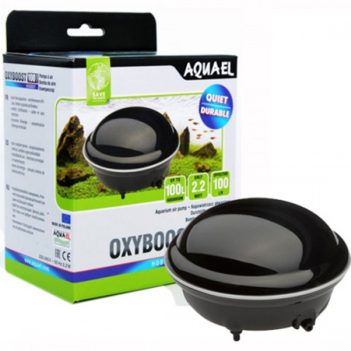 Aquael Компрессор OXYBOOST AP-100 PLUS, шт