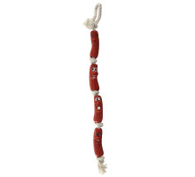 Игрушка для собак "Четыре сосиски, веревка", 630мм