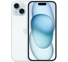 Смартфон Apple iPhone 15 A3092 128Gb голубой (MV9M3CH/A)
