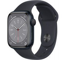 Смарт-часы Apple Watch S8 41mm GPS Midnight w/ Mid Sband M/L A2770 (MNU83LL/A)