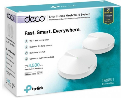 Wi-Fi система TP-Link Deco M9 Plus (2 шт.)