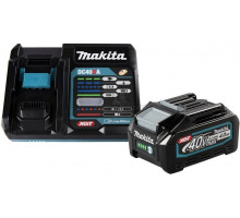 Аккумулятор с зарядным устройством для инструмента Makita 40.0В BL4040 XGT + DC40RA XGT (191J67-0)