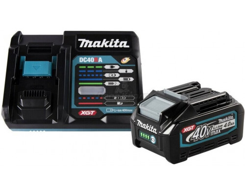 Аккумулятор Makita 40.0В BL4040 XGT + зарядное устройство DC40RA XGT 191J67-0