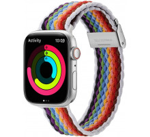Ремешок для смарт-часов Dux Ducis Strap (Mixture II Version) для Apple Watch SE/8/7/6/5/4/3/2/1 (41мм/40мм/38мм) Pale Stripes