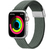 Ремешок для смарт-часов Dux Ducis Strap (Mixture II Version) для Apple Watch SE/8/7/6/5/4/3/2/1 (41мм/40мм/38мм) Olive Green