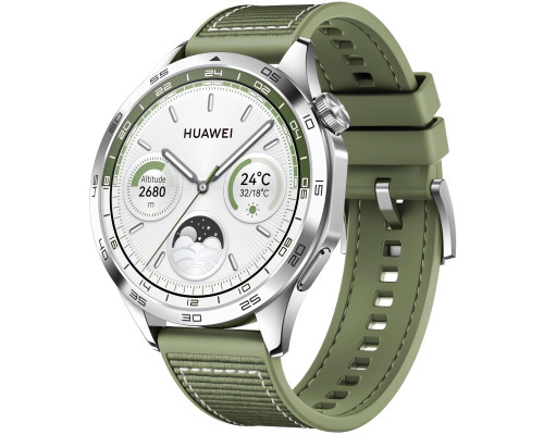 Смарт-часы HUAWEI WATCH GT 4 46mm Green Woven Strap (PNX-B19)