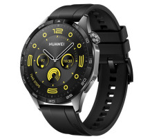 Смарт-часы Huawei WATCH GT 4 46mm Black Fluoroelastomer Strap (PNX-B19)