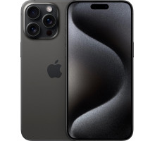 Смартфон Apple iPhone 15 Pro Max 512Gb A3105 черный титан (MU6U3J/A)