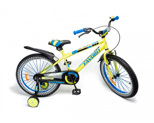 Детский двухколесный велосипед FAVORIT модель SPORT,SPT-20GN