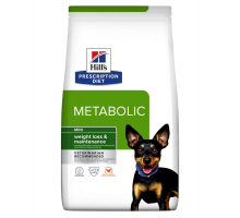 Сухой корм для коррекции веса Hill's Prescription Diet Metabolic Mini для собак, с курицей, 3 кг